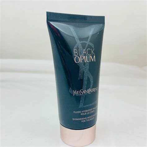 black opium lotion shimmering